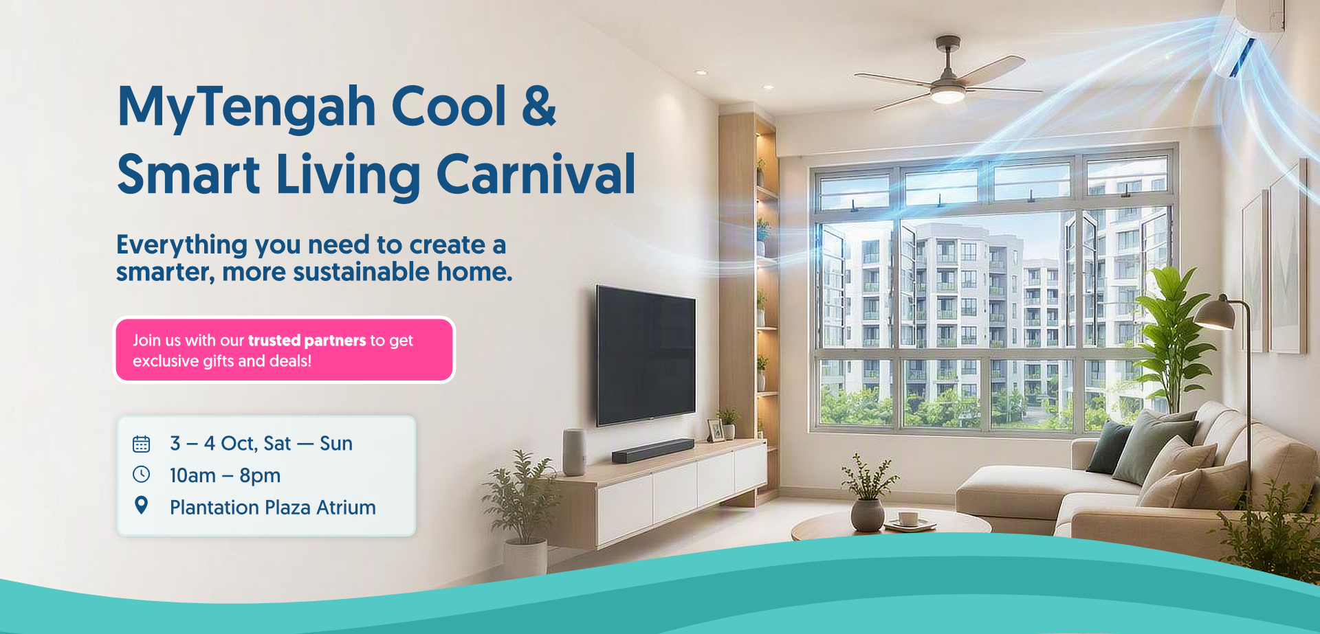 MyTengah Cool & Smart Living Carnival Banner